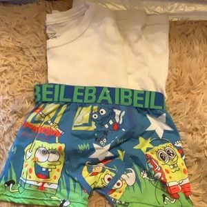 Boys tee and underwear
